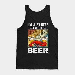 Crawfish And Beer Tank Top